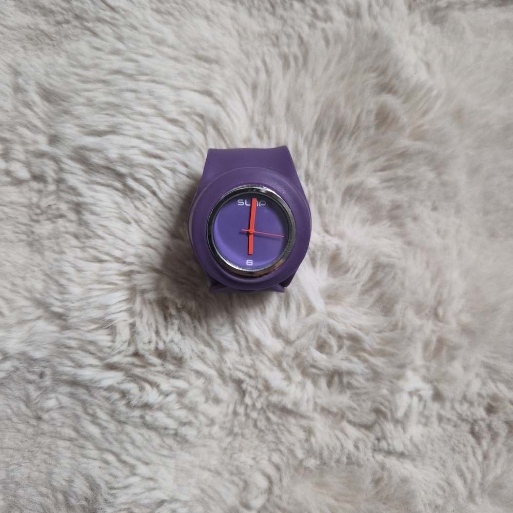 Slap Watch Purple Slapwatch Streetwear Snap Around Band Nostalgia Fun School ✨️ - Picture 10 of 10